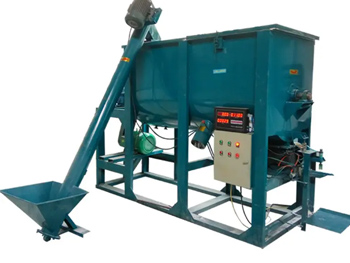 Chicken feed mixer