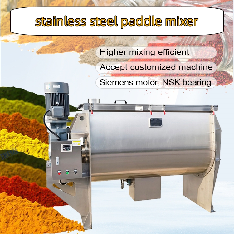 Stainless steel paddle mixer