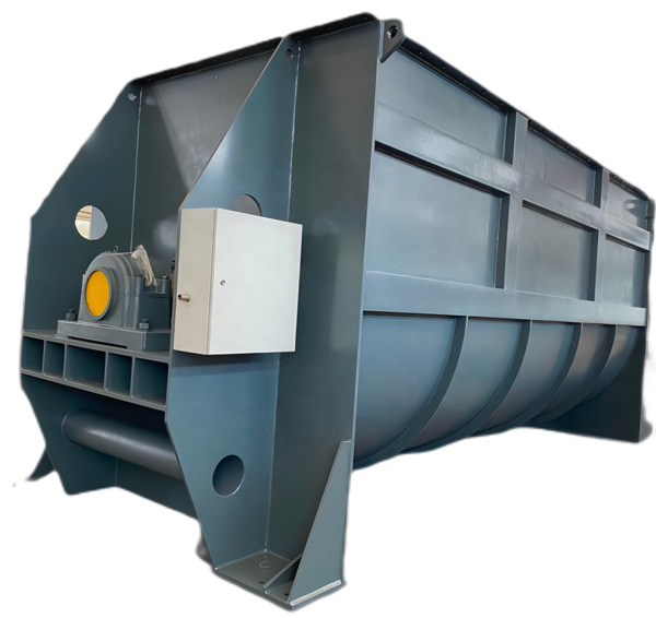 Carbon steel horizontal ribbon mixer