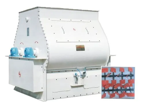 What is the role of paddle mixer in animal feed