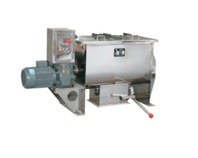 What is a horizontal ribbon mixer used for