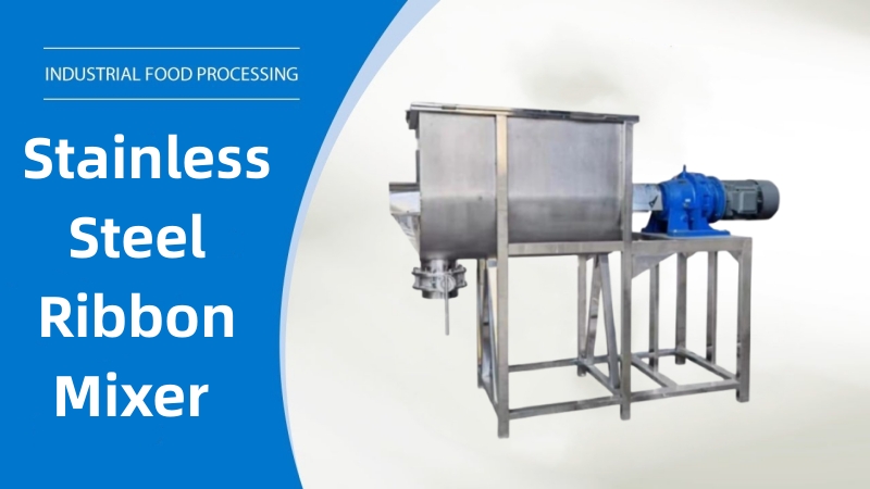 Stainless Steel Ribbon Mixer Manufacturer