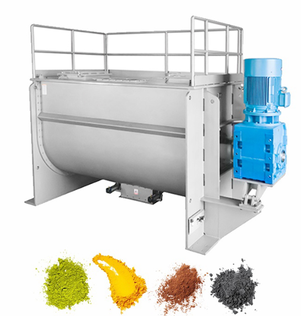 Dry powder mixing customer site