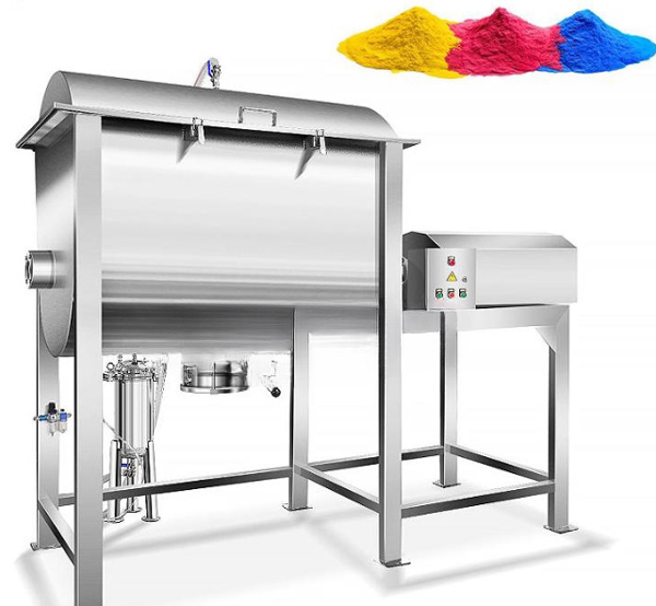 Dry powder mixing customer site