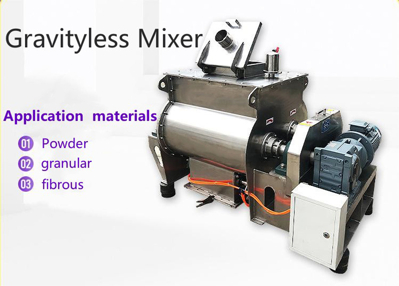 What are the applications of gravityless mixers?