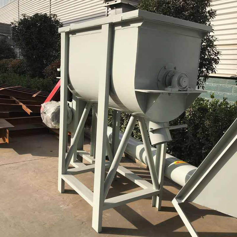 Price of single shaft double screw feed mixer