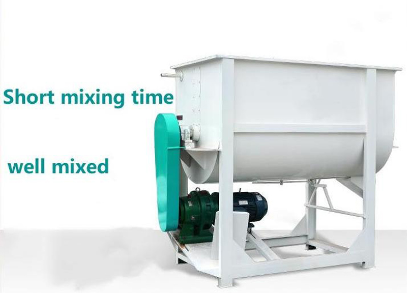 Features and advantages of Single shaft double screw feed mixer 