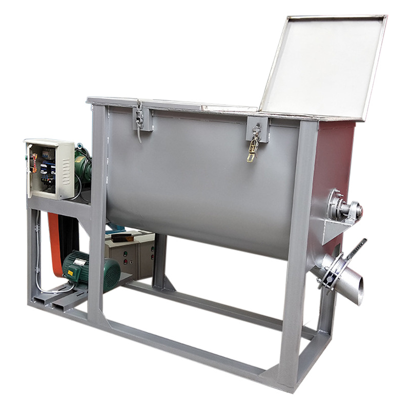 Features and advantages of Single shaft double screw feed mixer 