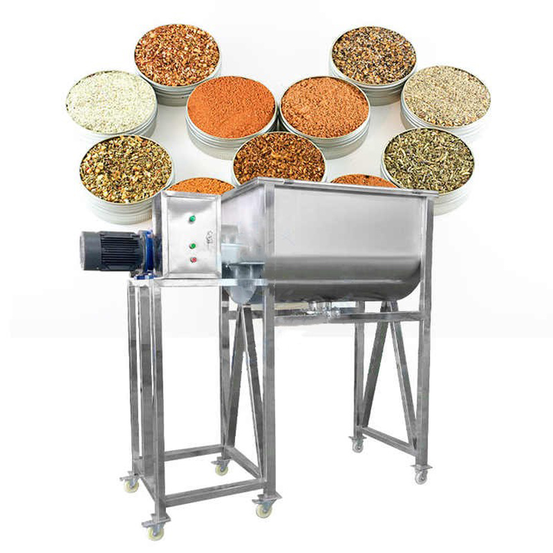 What is the principle of stainless steel feed mixer?