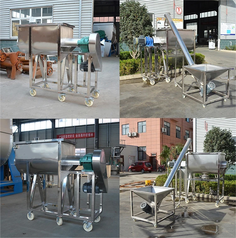 What are the application industries of automatic lifting hopper mixer? 