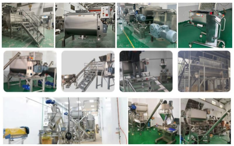 What are the application industries of automatic lifting hopper mixer? 