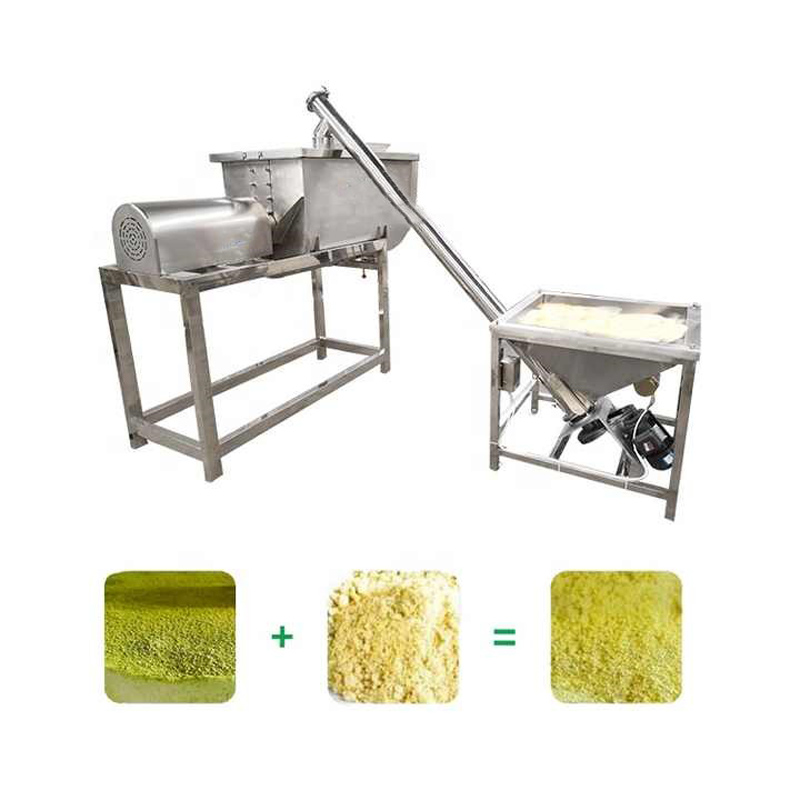 What equipment is used for mixing dry powders? 