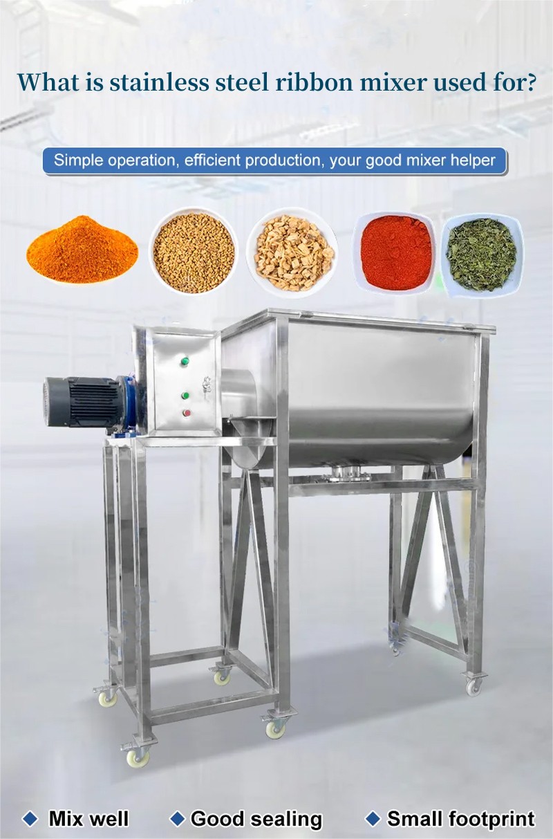 What is stainless steel ribbon mixer used for?