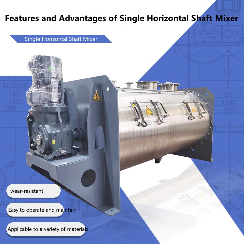 Features and Advantages of Single Horizontal Shaft Mixer