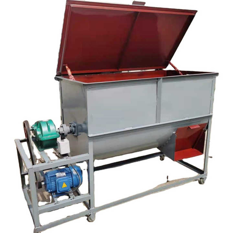 Fixed horizontal vertical chicken feed mixer 