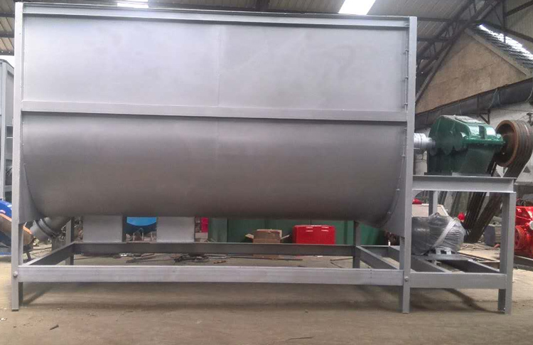 Fixed horizontal vertical chicken feed mixer 