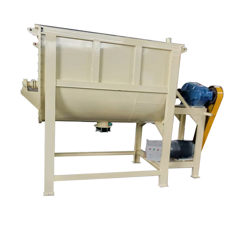 Fixed horizontal vertical chicken feed mixer 