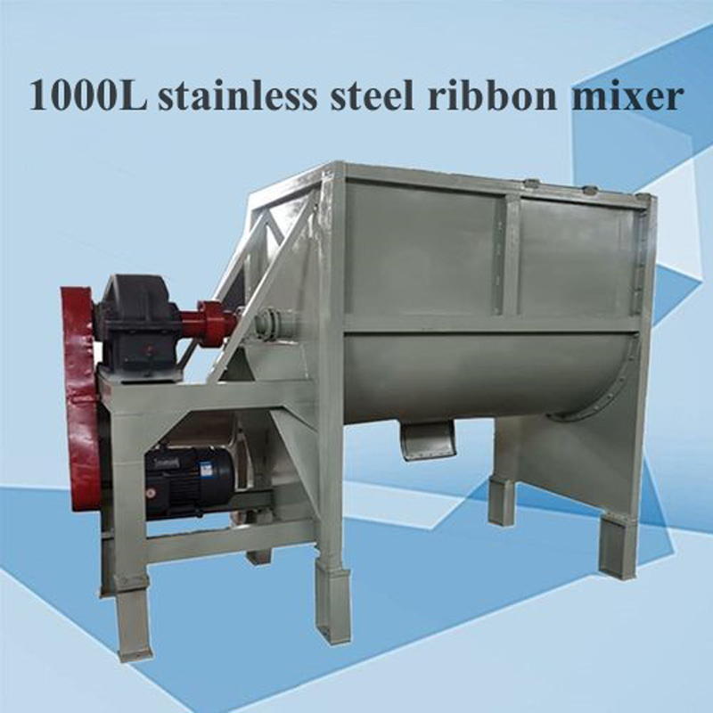 1000L stainless steel ribbon mixer