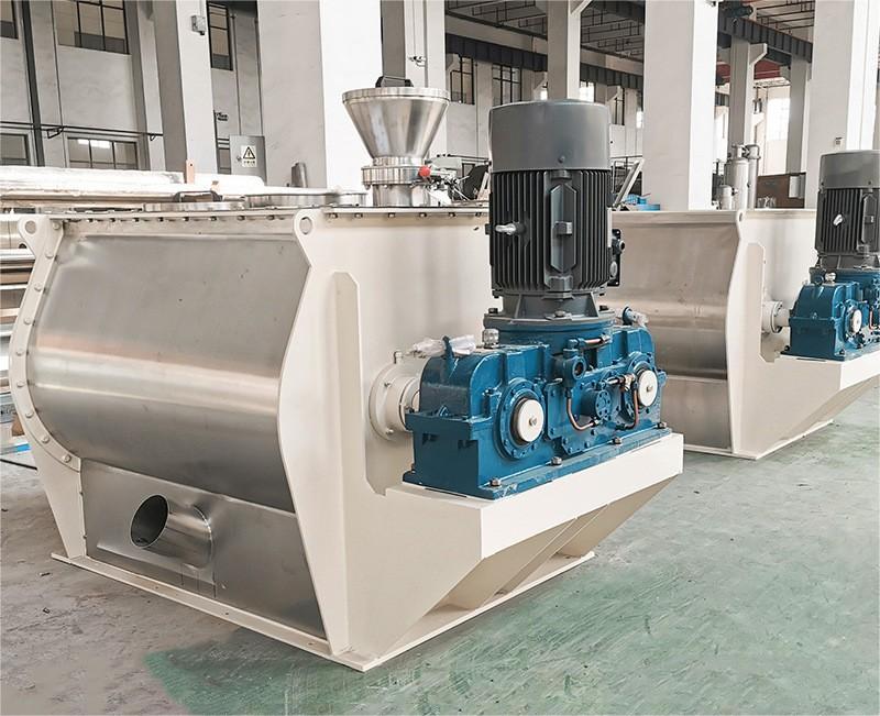 What are the advantages of gravityless twin shaft paddle mixer? 