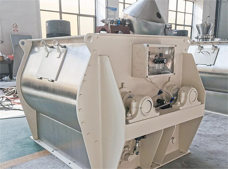 What are the advantages of gravityless twin shaft paddle mixer? 