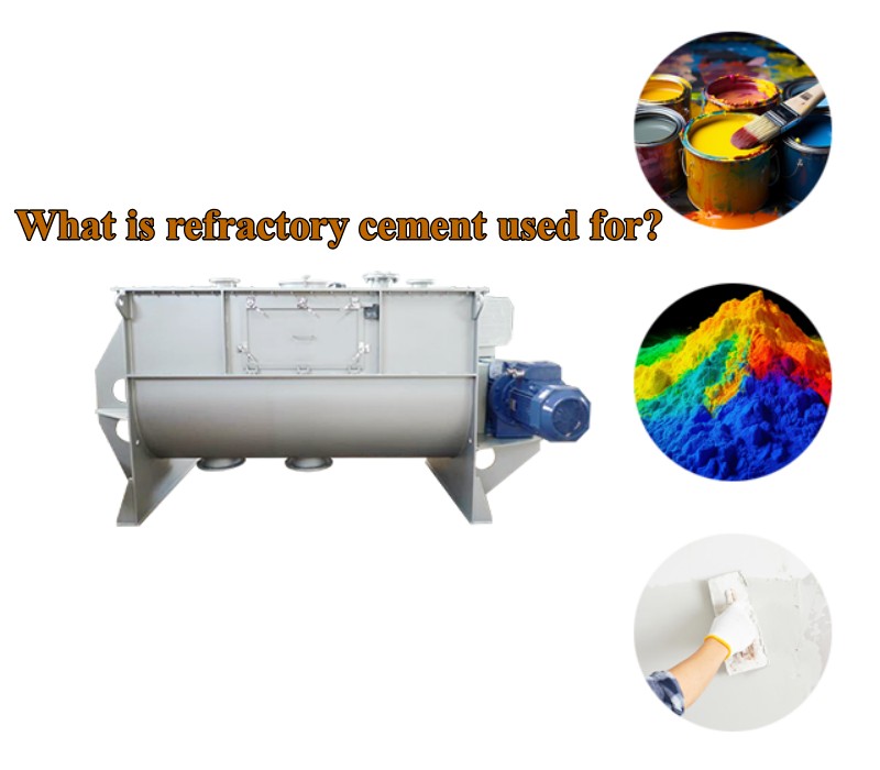 What is refractory cement used for? 