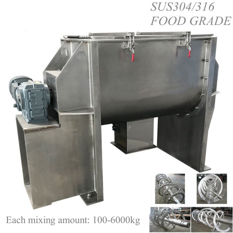 What is a horizontal stirring mixer used for? 