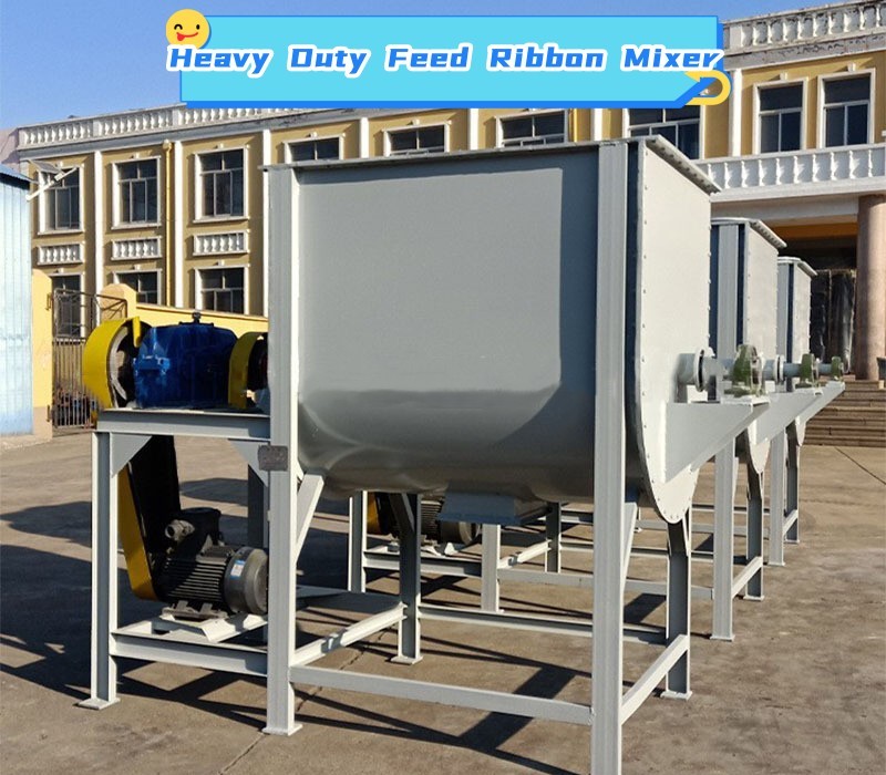 Heavy Duty Feed Ribbon Mixer