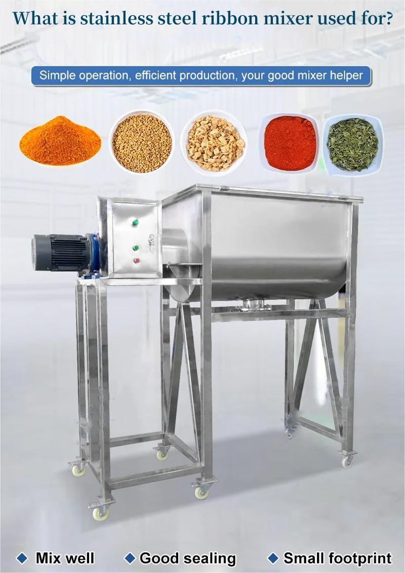 What is stainless steel ribbon mixer used for?