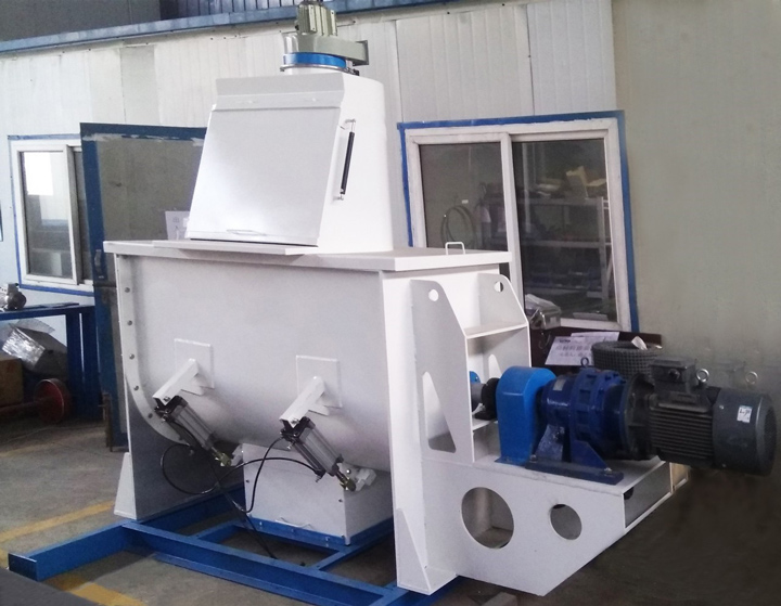 Single shaft double screw feed mixer manufacturer 