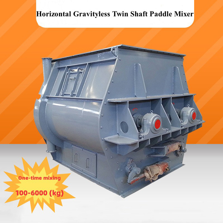 Horizontal Gravityless Twin Shaft Paddle Mixer