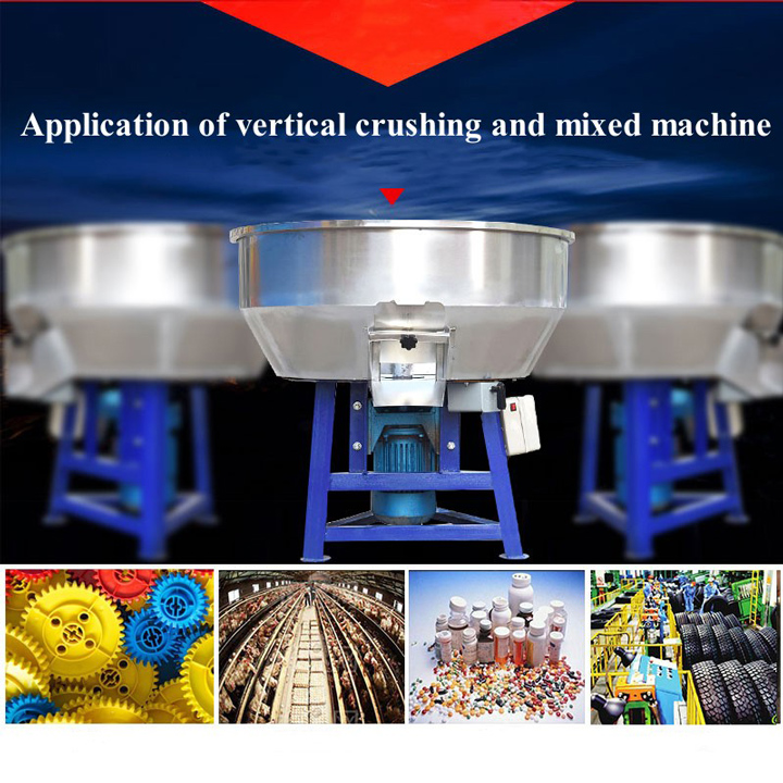 Application of vertical crushing and mixed machine