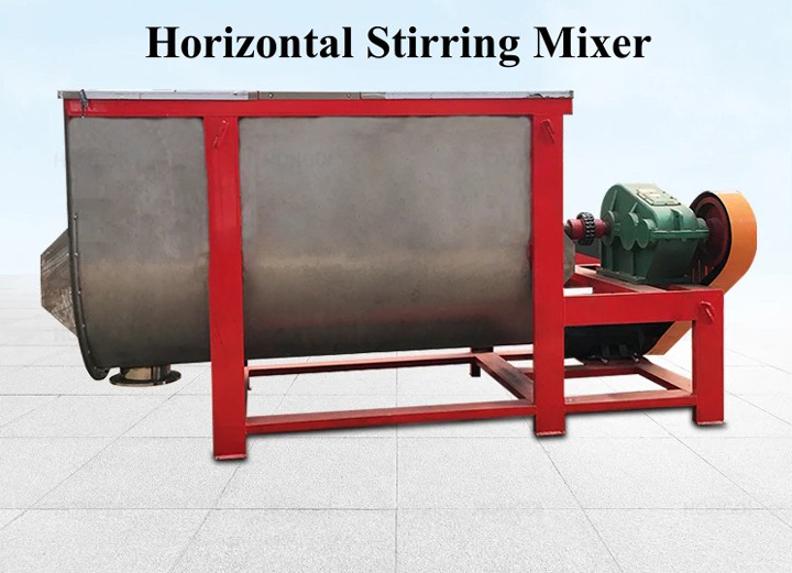 What is horizontal stirring mixer?