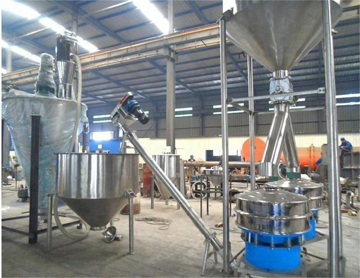 Solids and Powders for Vertical Screw Mixer