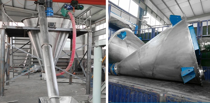 Solids and Powders for Vertical Screw Mixer