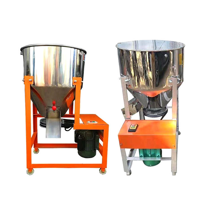 What is the purpose of a stainless steel feed mixer?