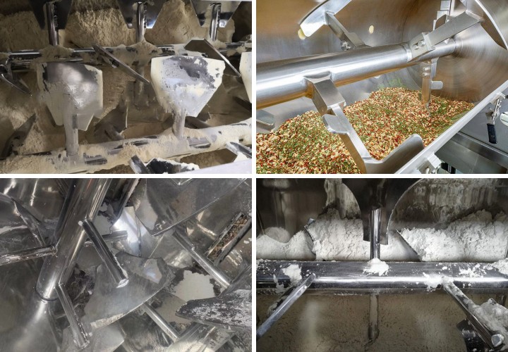 Food grade for stainless steel paddle mixer 