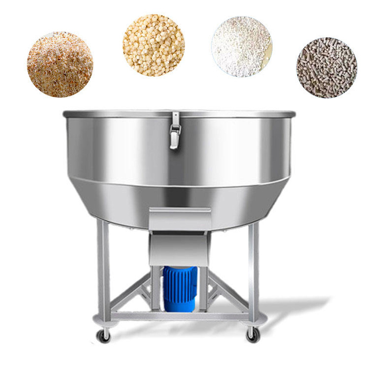 What is the purpose of a feed dry and wet mixer?