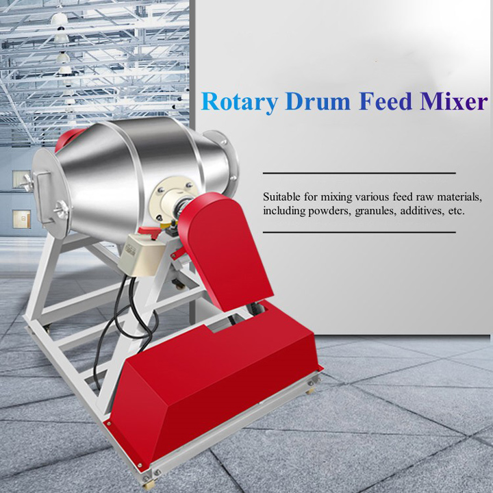 What is the advantages of rotary drum feed mixer?