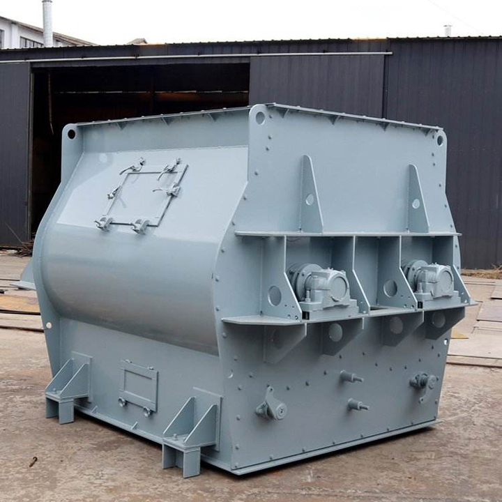 What is horizontal concrete mixer?