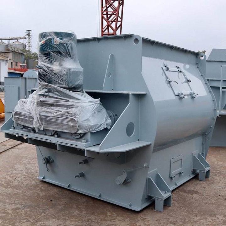 What is horizontal concrete mixer?