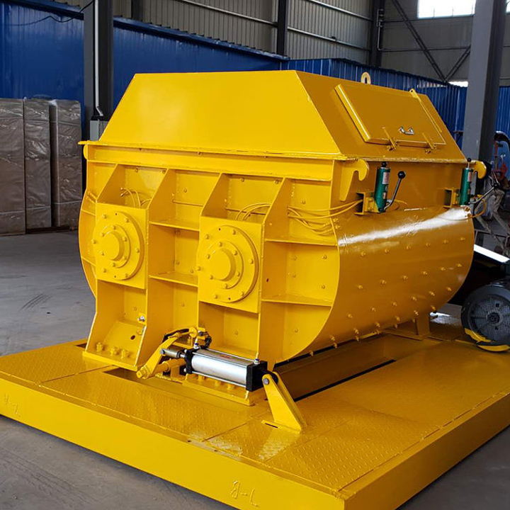 What is horizontal concrete mixer?