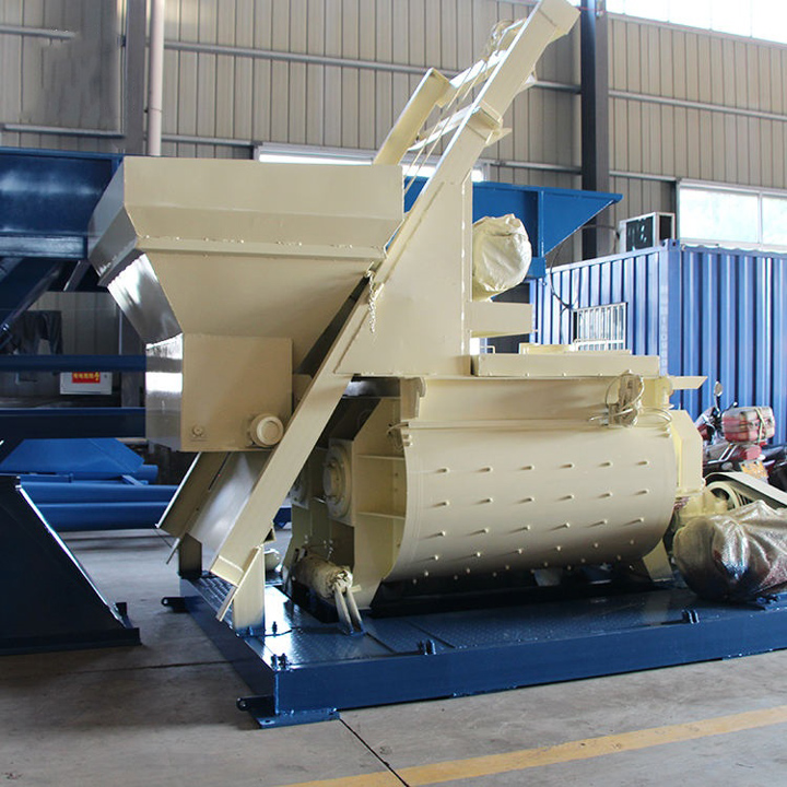 What is horizontal concrete mixer?