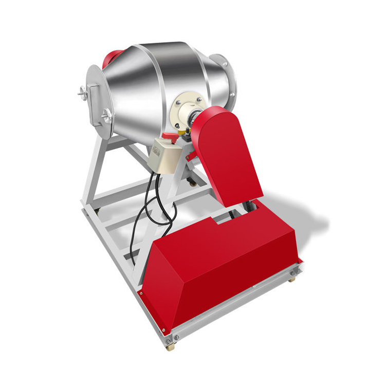 What is a small rotary drum feed mixer for poultry feed?