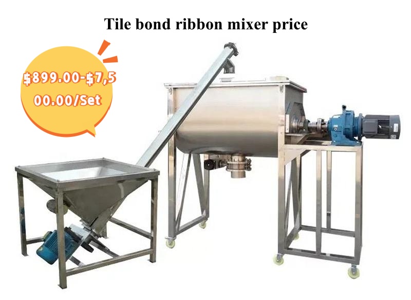 Tile bond ribbon mixer price