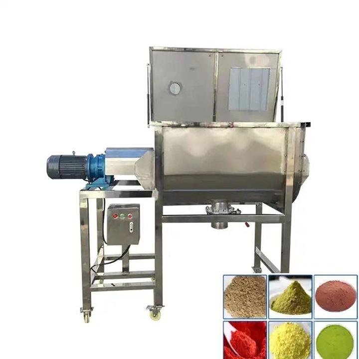 What is the advantage of powder ribbon mixer? 