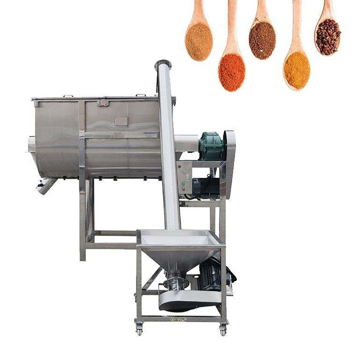 What is the advantage of powder ribbon mixer? 