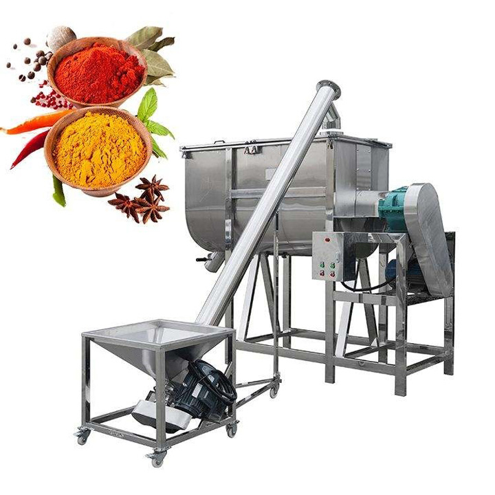 What is the advantage of powder ribbon mixer? 