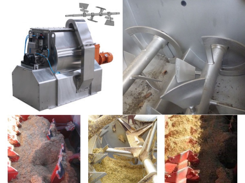 What is an animal feed paddle mixer used for?