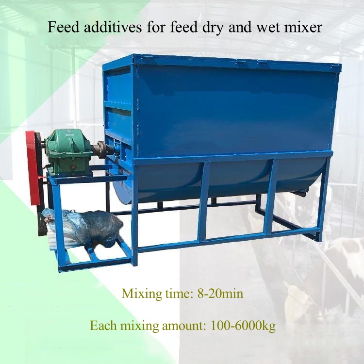 Feed additives for feed dry and wet mixer