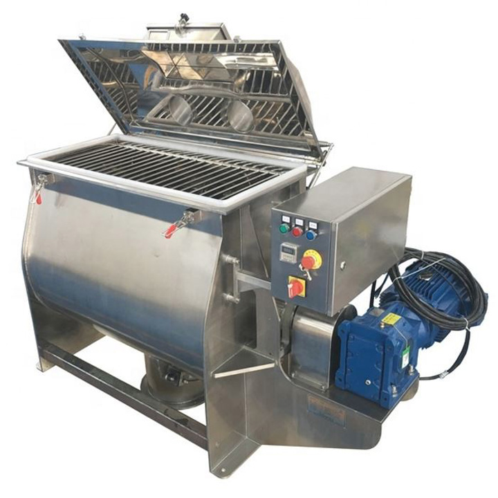 feed for single shaft horizontal mixer